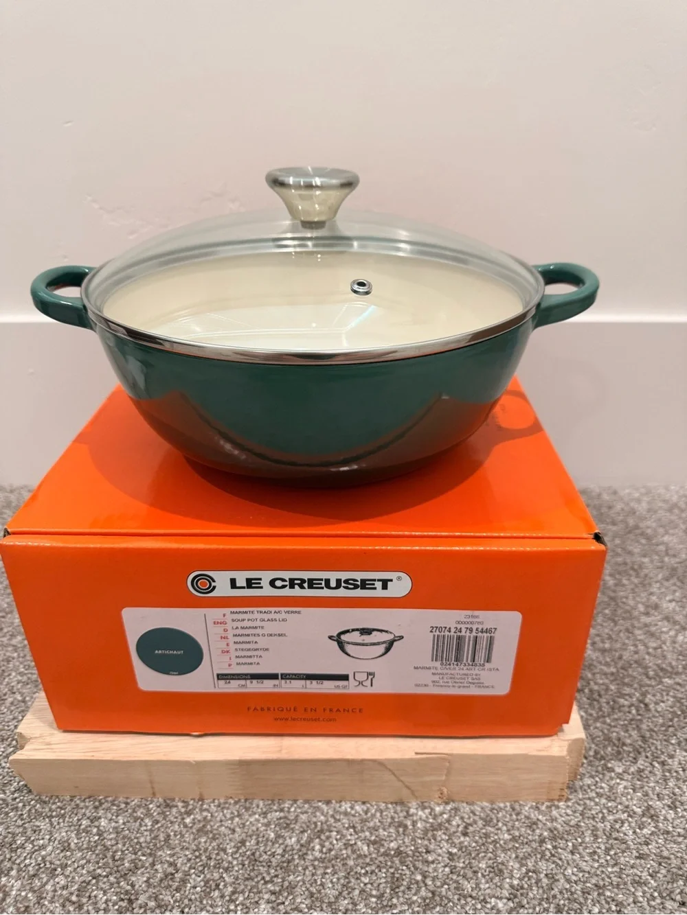 Le Creuset Traditional Soup Pot with Glass Lid